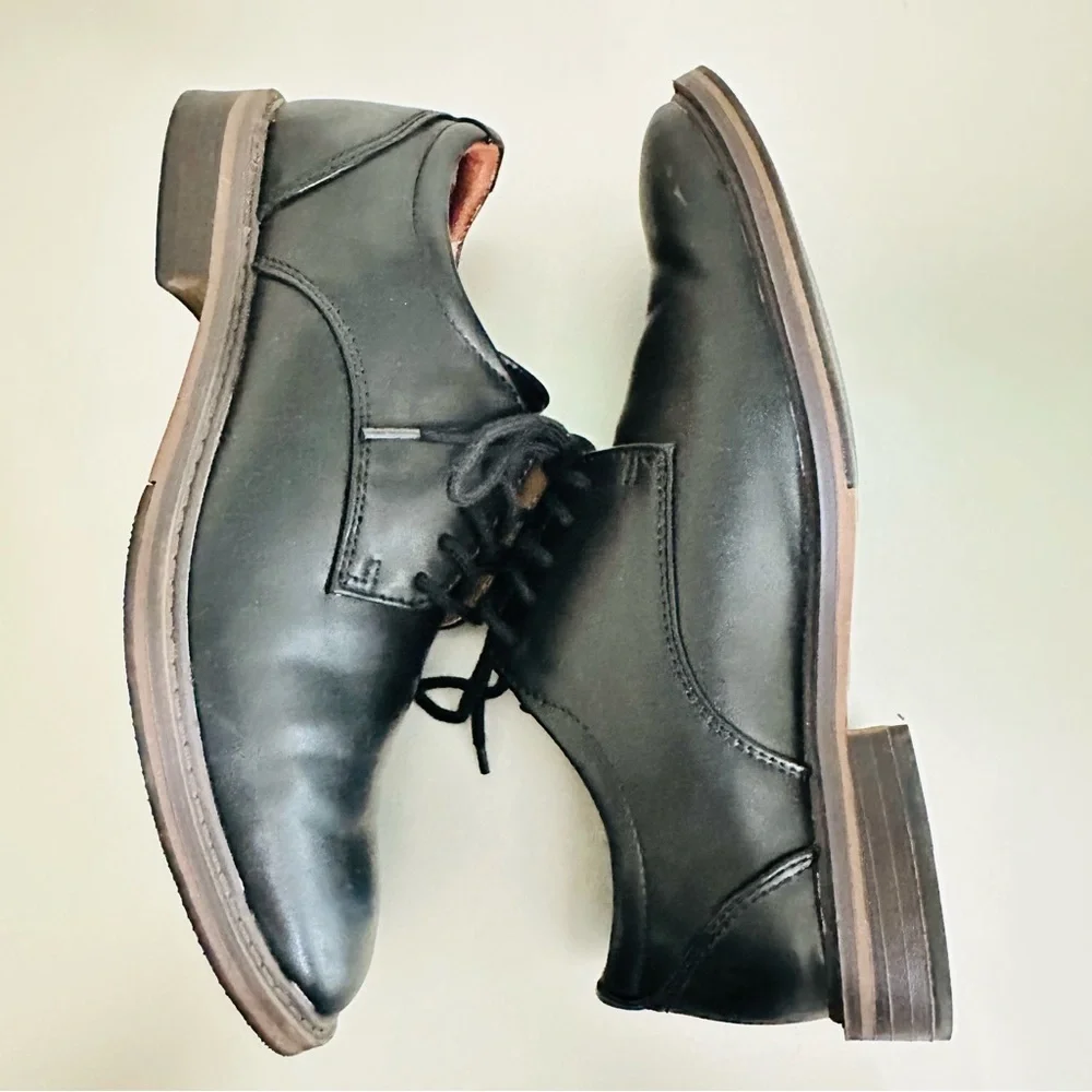 Goodfellow & Co Leo Dress Shoes Black Men’s Sz 7 • Oxford Style Classic Lace-Up